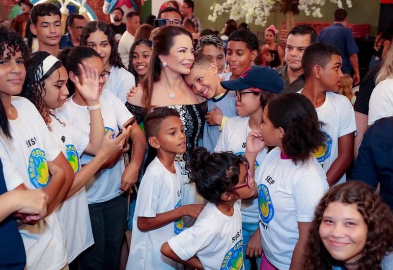 Arena Pantanal recebe evento do Dia das Crianas com convite da primeira-dama de MT