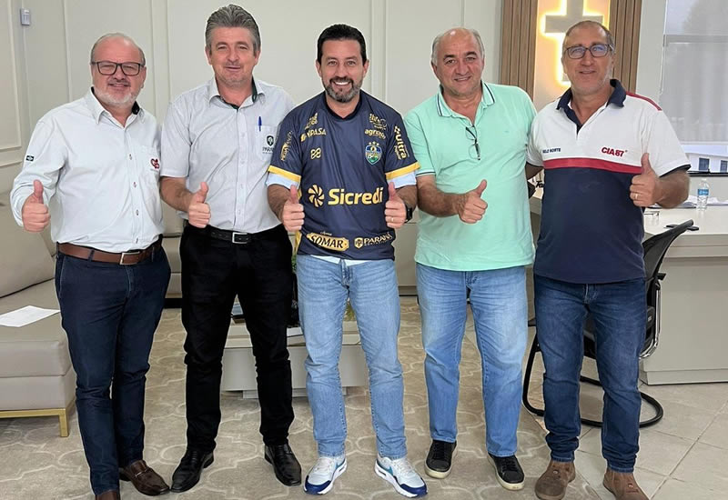 Diretoria do Nova Mutum Esporte Clube se encontra com o Prefeito Leandro Felix
