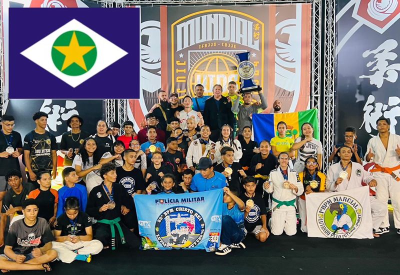 Equipe de Mato Grosso  campe no Mundial de Jiu-Jitsu Esportivo Kids