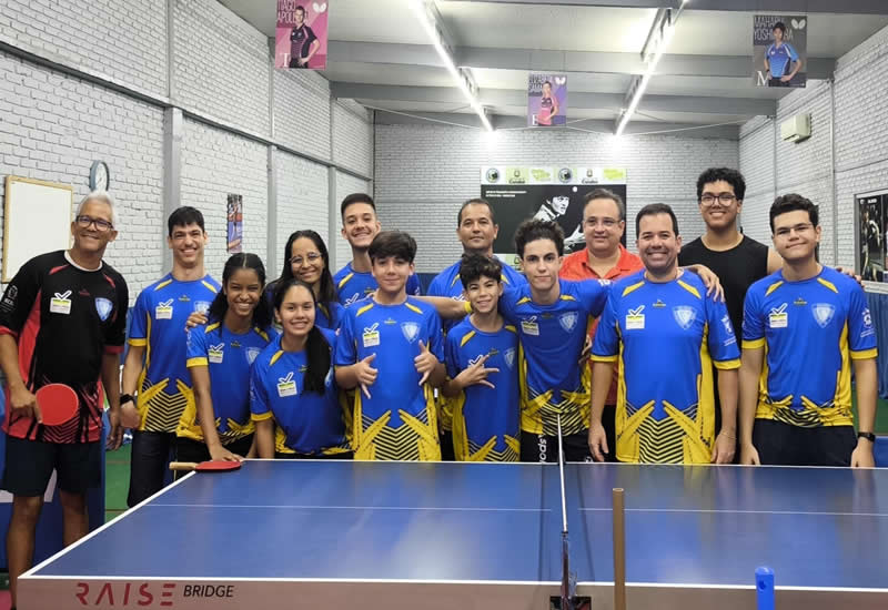 Dom Bosco apresenta sua equipe de Tênis de Mesa