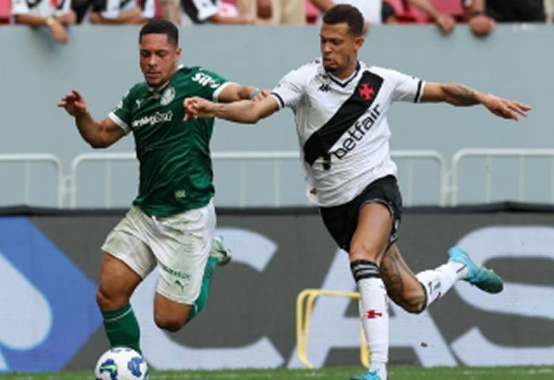 Palmeiras bate o Vasco com gol de Vitor Roque e segue invicto no confronto há quase uma década