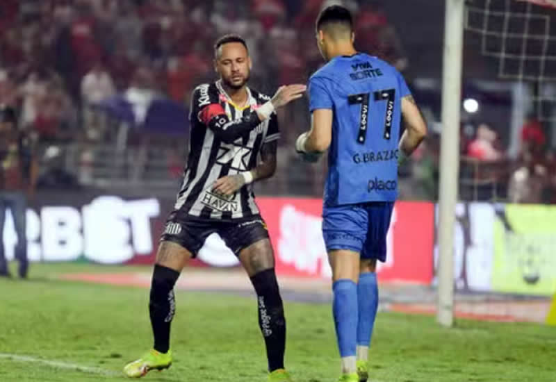 Com Neymar em campo, CRB elimina o Santos nos pênaltis pela Copa do Brasil