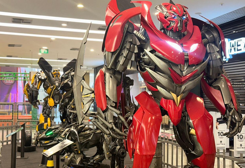 Exposição inédita de robôs gigantes chega ao Várzea Grande Shopping