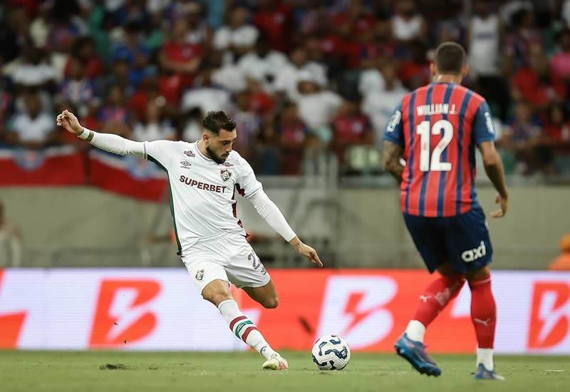 Bahia vence o Fluminense e abre vantagem nas quartas da Copa do Brasil