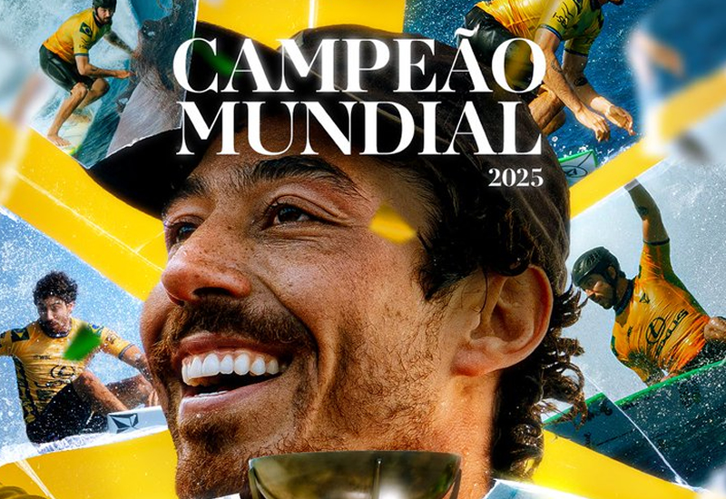 Yago Dora conquista título de campeão mundial de surfe