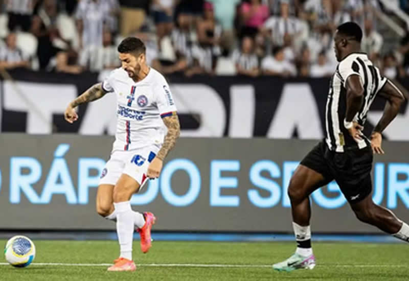 Com vitória sobre o Bahia, Botafogo entra no G-4 do Campeonato Brasileiro