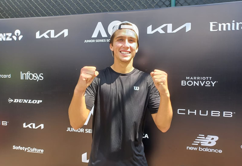 Leonardo Storck vence na estreia e segue firme rumo ao Australian Open