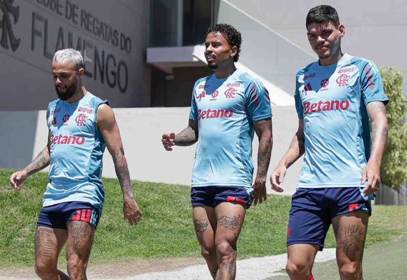 Flamengo terá sete desfalques para o duelo contra o Fortaleza