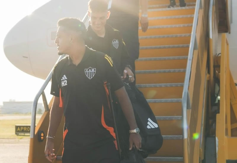 Atlético chega a Assunção para disputar a final da Copa Sul-Americana