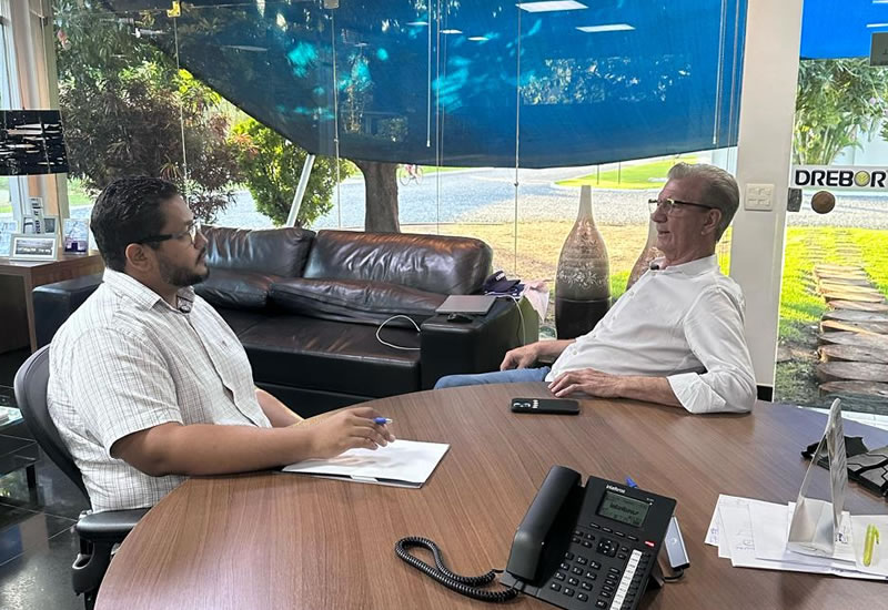 Diogo Pécora busca apoio de ex-presidente da FMF para impulsionar futebol de MT