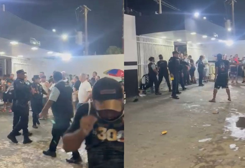 Confusão marca clássico Mixto x Cuiabá com uso de gás de pimenta e protestos no Dutrinha
