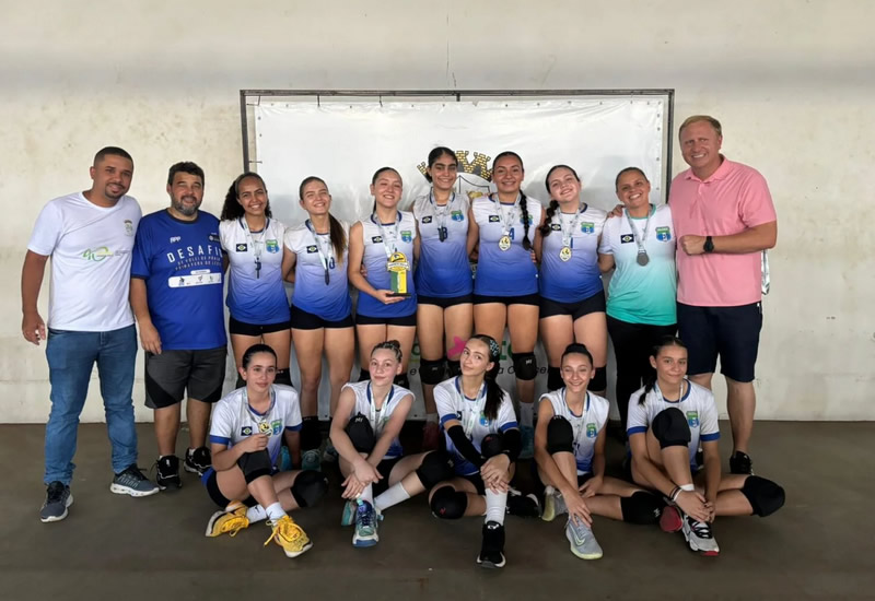 Campo Verde começa 2025 com título em torneio de abertura do voleibol