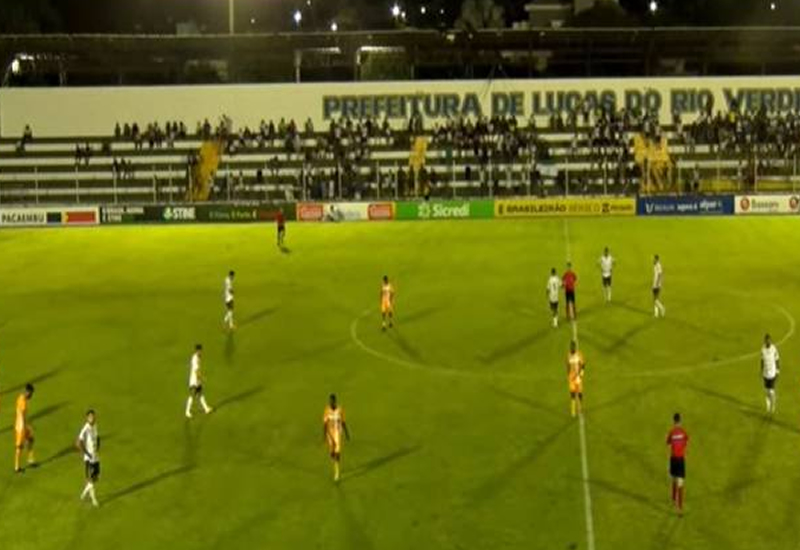 Luverdense empata com o Brasiliense sem gols no Passo das Emas