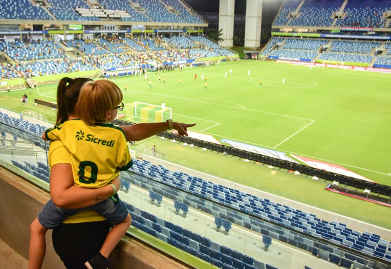 Setasc divulga sorteados para camarote inclusivo em Brasil x Zâmbia na Arena Pantanal