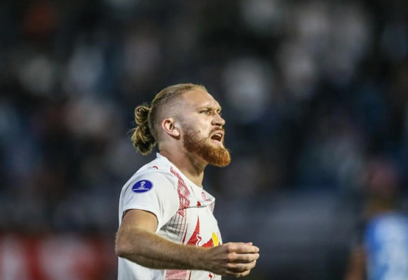 Com gol de Pitta nos minutos finais, Bragantino supera o Blooming pela Sul-Americana