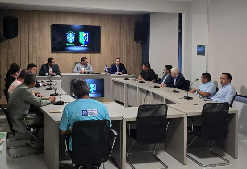 Samir Xaud visita FMF em Cuiabá e reforça aproximação da CBF com o futebol mato-grossense