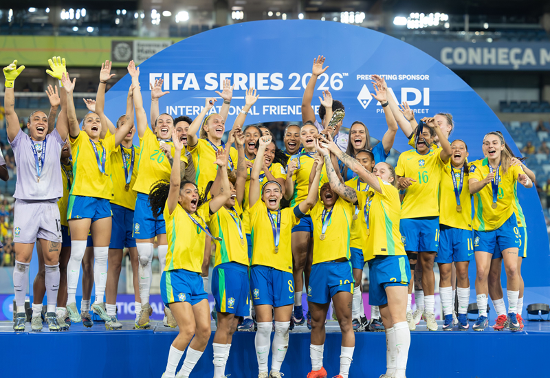 Brasil vence o Canadá por 1 a 0 e fica com o título da FIFA Series
