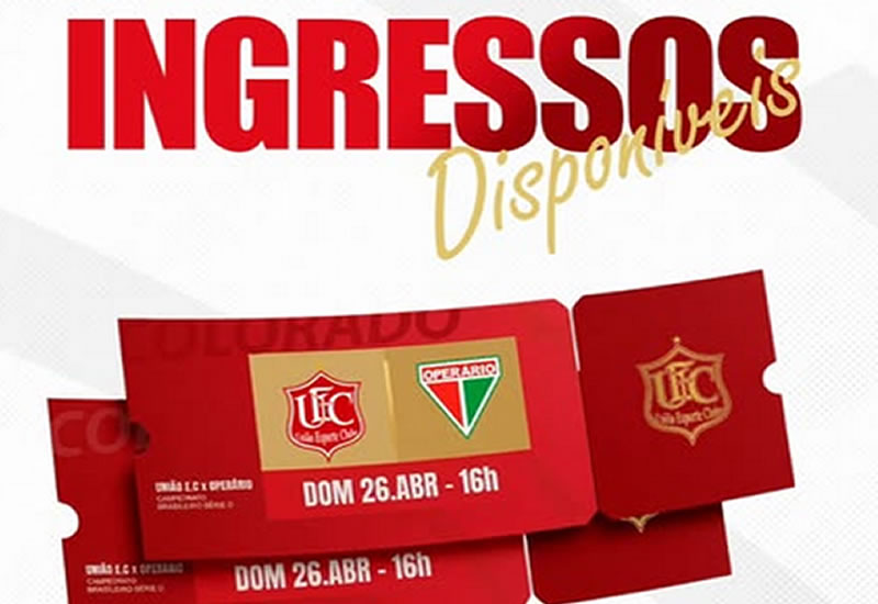 União convoca torcida para duelo contra o Operário no Luthero Lopes