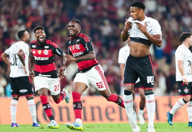 Flamengo bate o Vitória e abre vantagem no duelo da Copa do Brasil