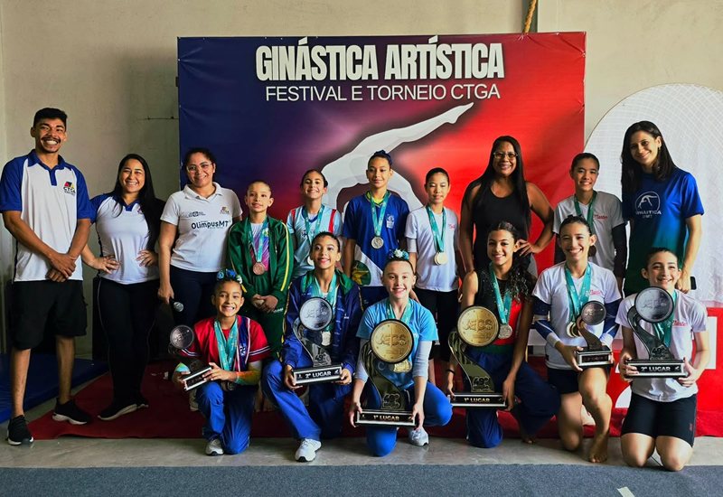 Ginastas brilham nos JECs 2026 e asseguram classificação para a etapa estadual