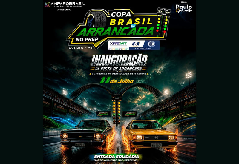 Copa Brasil de Arrancada No Prep é sucesso de público e organização no Parque Novo Mato Grosso