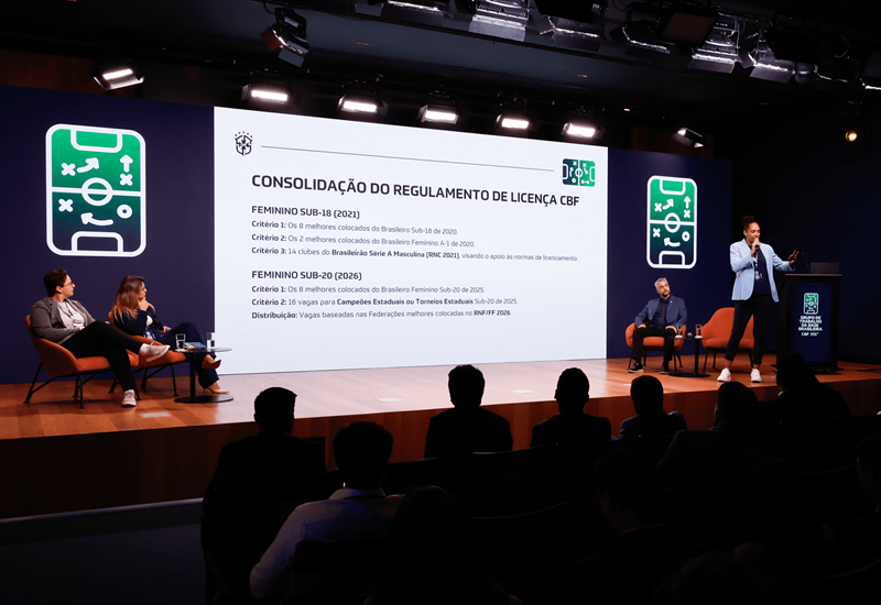 CBF apresenta evolução do futebol feminino e projeta legado para a Copa do Mundo de 2027