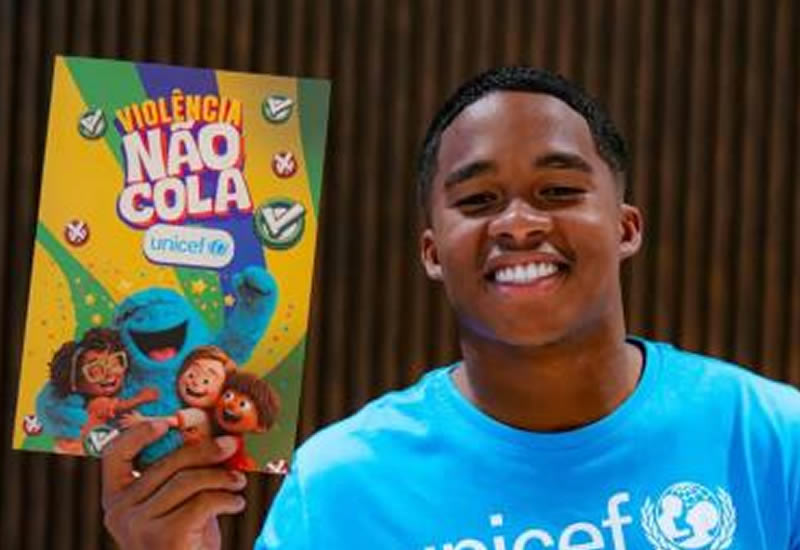 Endrick é escolhido embaixador do Unicef no Brasil para fortalecer defesa dos direitos de crianças e adolescentes