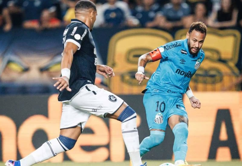 Com assistência de Neymar, Santos vence o Remo e avança às quartas da Copa do Brasil