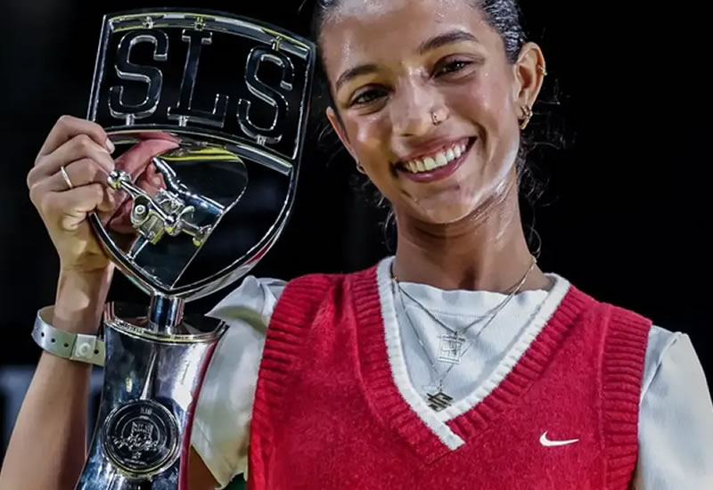Rayssa Leal brilha no Rio e leva o título da etapa carioca da SLS