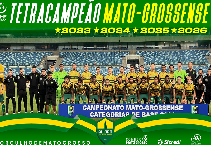 Cuiabá conquista o tetracampeonato Mato-grossense Sub-20