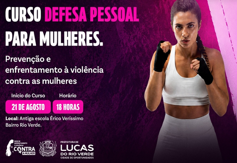 Mulheres podem se inscrever em curso gratuito de defesa pessoal promovido pela Prefeitura