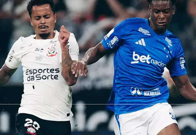 Cruzeiro bate o Corinthians fora de casa e se aproxima do G4 do Brasileirão