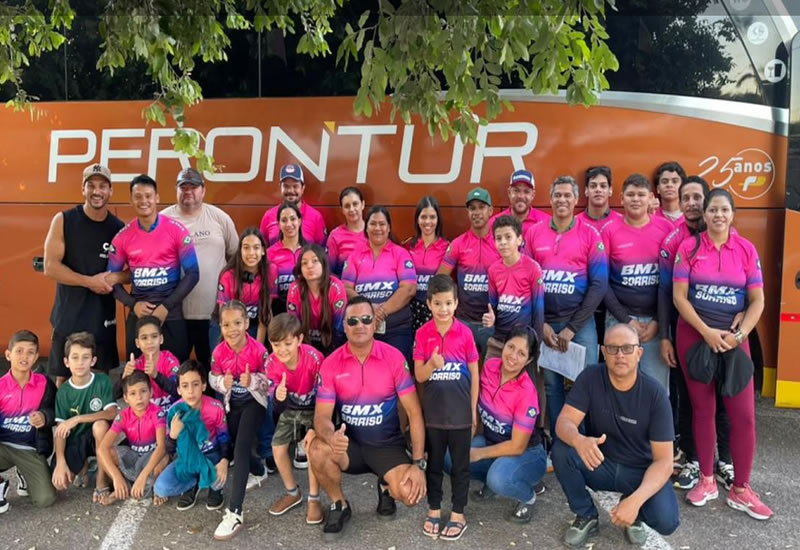 Atletas de Sorriso ganham destaque na terceira etapa do Estadual de BMX