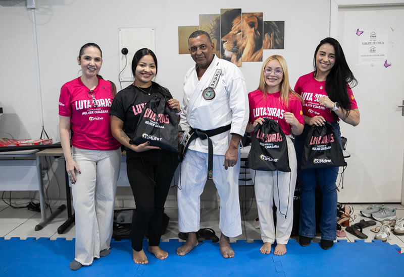 Projeto Lutadoras distribui kits e dá início a avaliações físicas e nutricionais de mulheres em Cuiabá