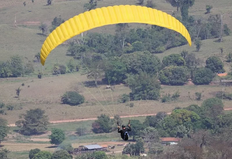 Atleta de Lucas do Rio Verde brilha na categoria Sport e garante o bicampeonato no parapente