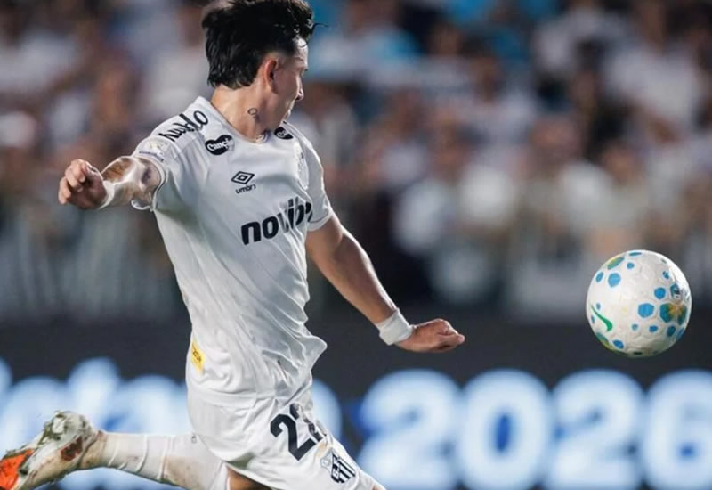 Barreal lamenta tropeço do Santos, mas destaca atuação: 'Jogamos bem'
