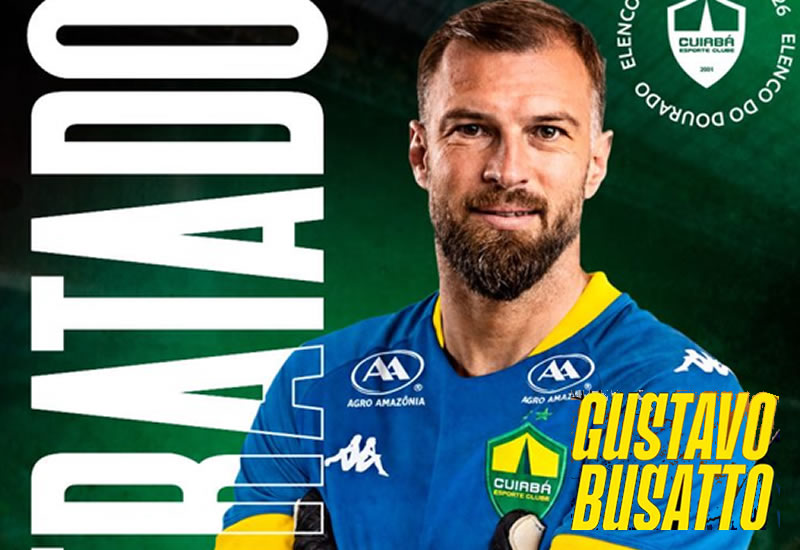 Cuiabá anuncia Gustavo Busatto para reforçar o gol após lesão de Marcelo Carné