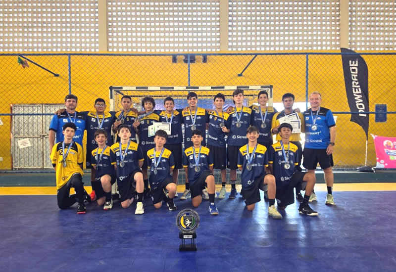 Sorriso fica com o vice-campeonato brasileiro de handebol infantil em Maceió