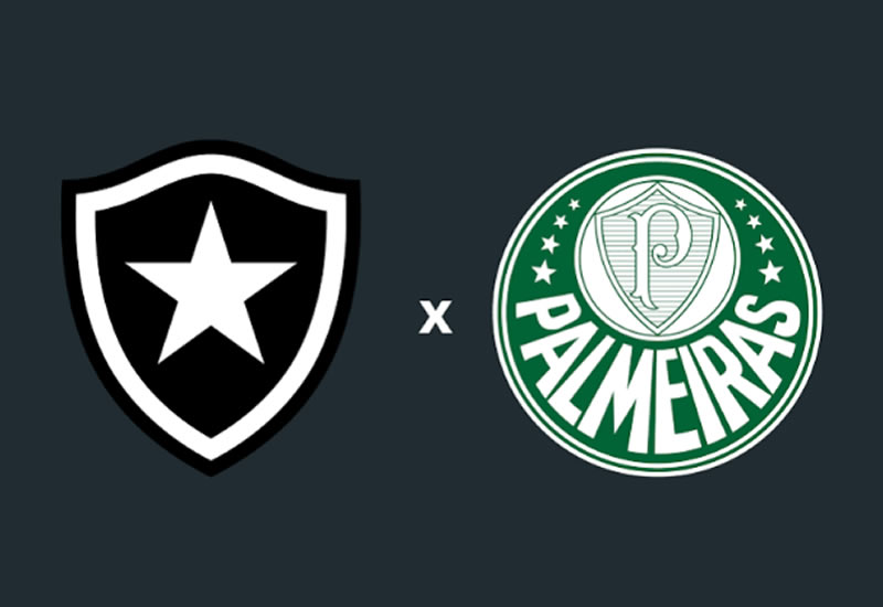 Botafogo encara o Palmeiras em confronto decisivo pela 26ª rodada do Brasileirão