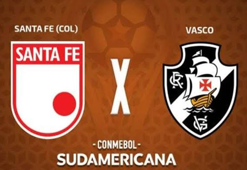 Vasco empata com o Santa Fe-COL fora de casa pela ida das quartas da Sul-Americana