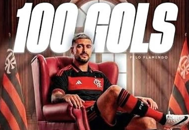 Flamengo alcança marca de 100 gols na temporada 2026