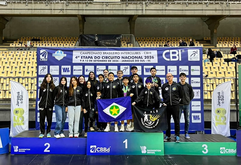 Atletas de Lucas do Rio Verde conquistam ouro e prata em etapa nacional de badminton
