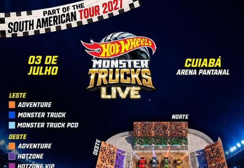 Arena Pantanal se transforma em pista para receber dragsters