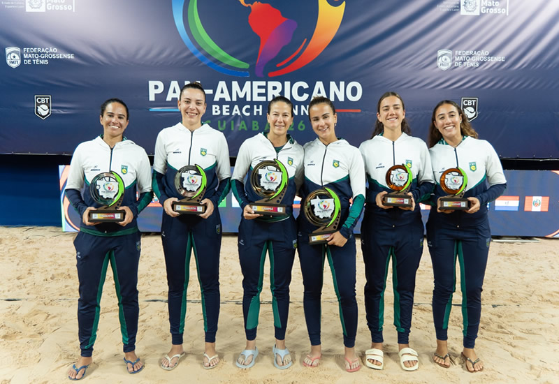 Brasil faz a festa e conquista a grande maioria dos títulos do Pan-Americano em Cuiabá (MT)