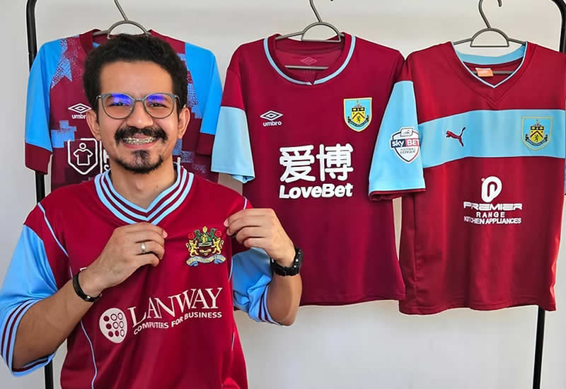 Torcedor de Cuiabá ganha destaque ao demonstrar amor pelo Burnley, clube inglês