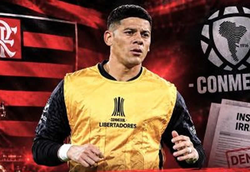 Flamengo recorre à Conmebol e questiona a escalação de Rojo